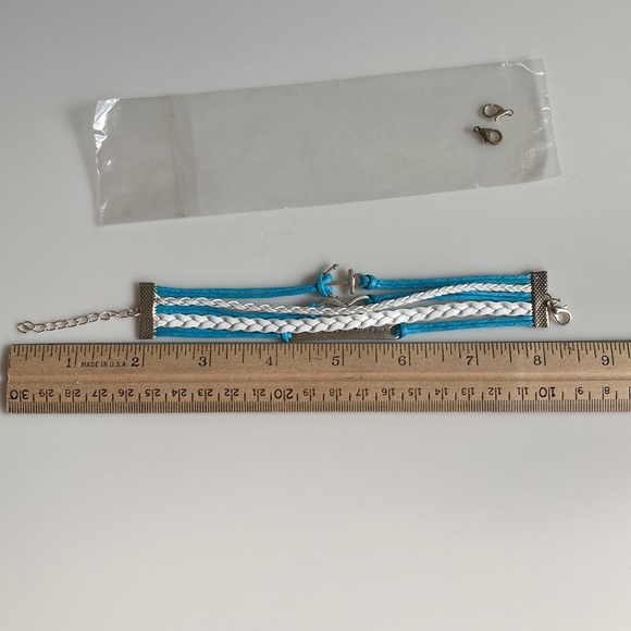 Multi Stand Nautical Inspirational "Where there's a will there's a way" Bracelet - Picture 6 of 6